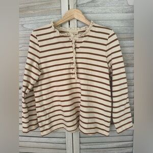 Gaël Marinière Ecru / Camel top